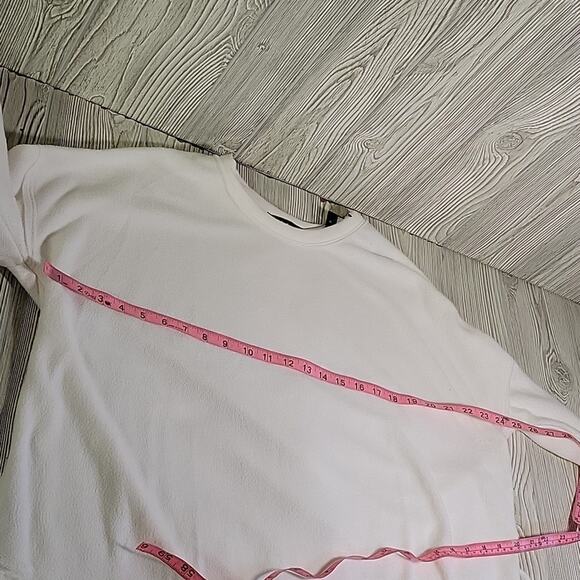 Lulus White Crewneck Pullover Sweatshirt Womens Size Small NWT - Picture 9 of 11